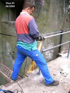 Pose de la barri�re