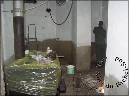 Premi�re couche de peinture