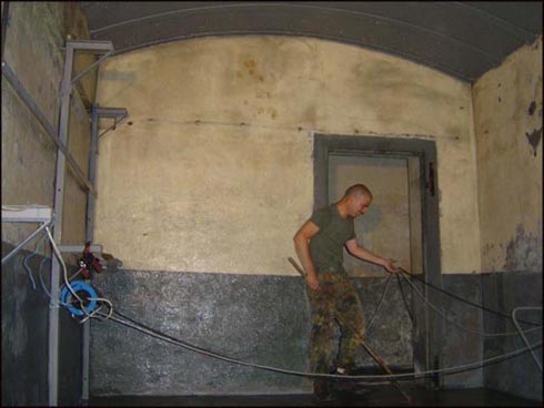 Lavage des murs