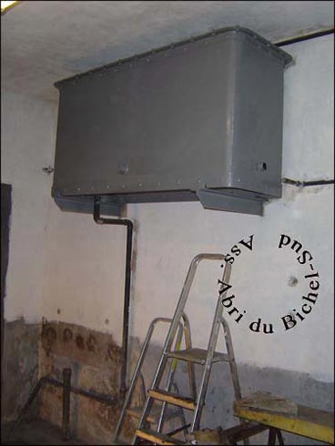 La cuve en anti-rouille