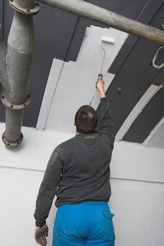 Mise en blanc du plafond