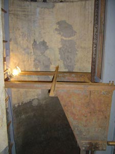 Le chassis supportant le plancher (d�mont�)