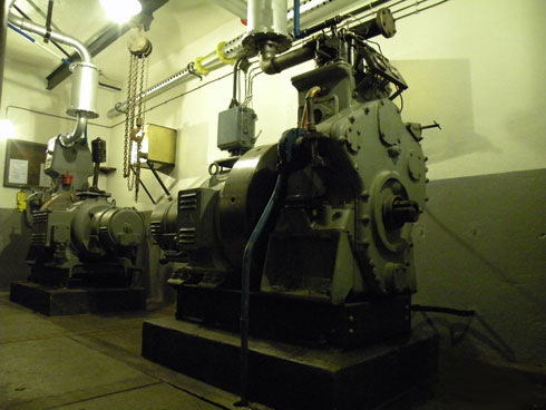 Une vue de l'usine lors des Journ�es du Patrimoine 2008.