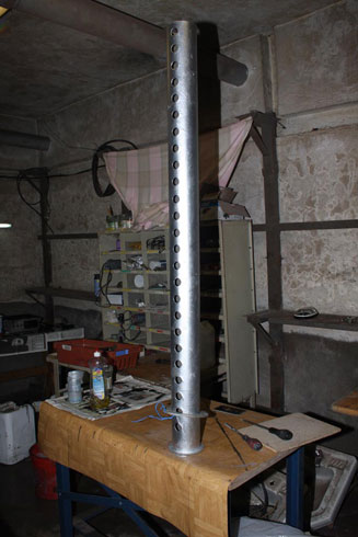 R�novation des tuyaux de ventilation.