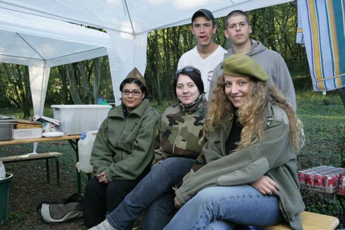 Christelle, Francesca, Sylvie, Matt et Nico