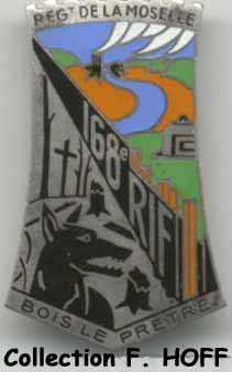 Insigne du 168e RIF