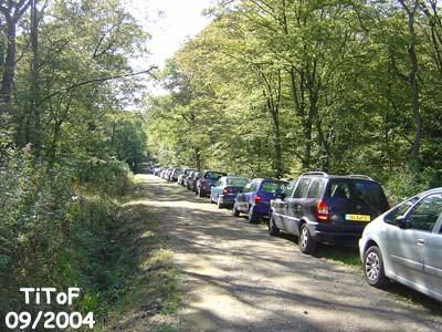 Une vue du chemin chemin d'acc�s � l'Abri